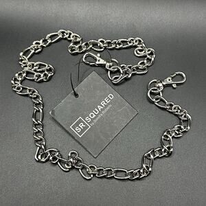 Sondra Robert’s Squared Silver Tone Chain Link Replacement Purse Chain
